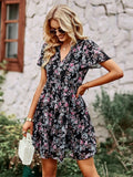 Cream Bohemian Maternity Dress