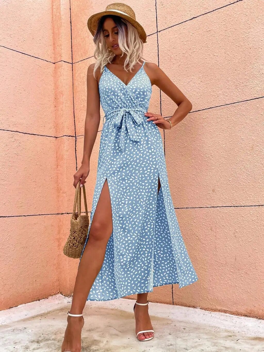 Bohemian Maxi Wrap Dress