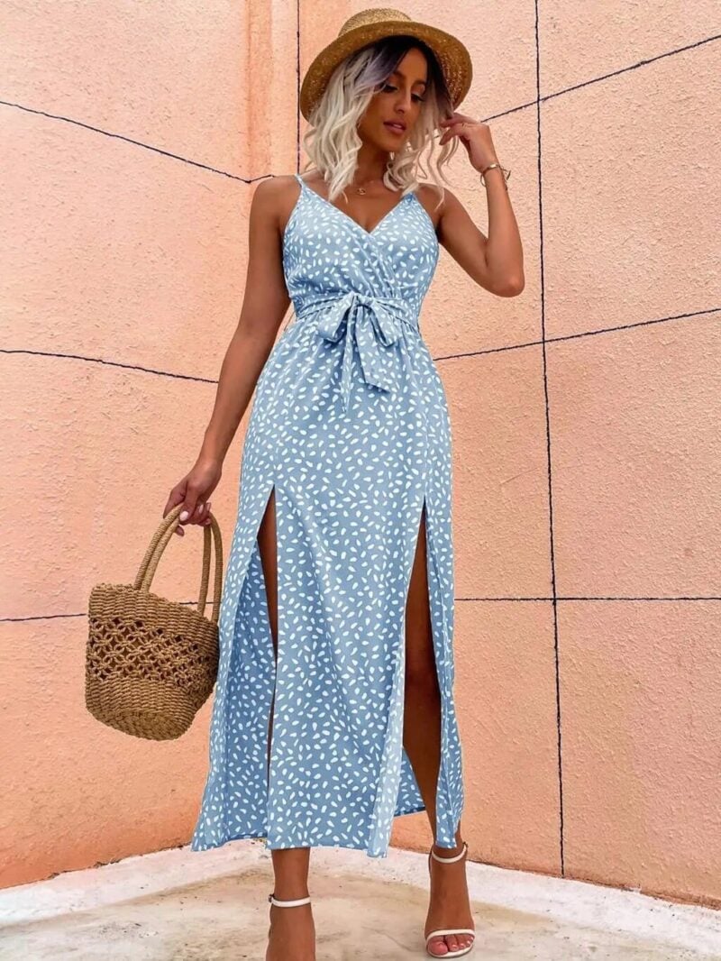 Bohemian Maxi Wrap Dress