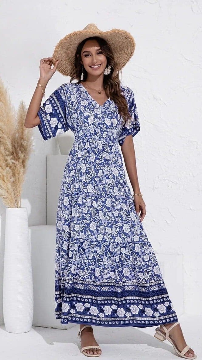 Yellow Flowy Maxi Dress