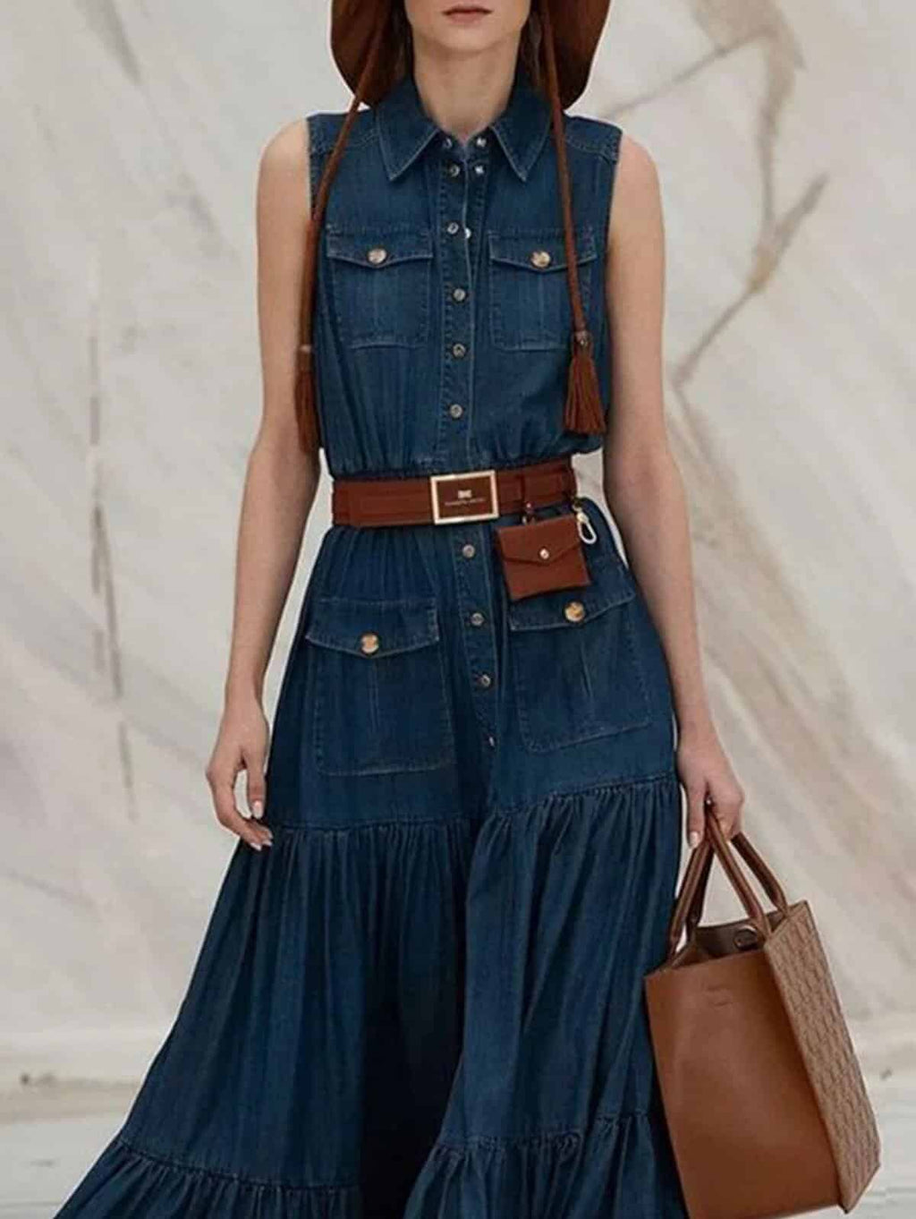 Flowy Western Dress