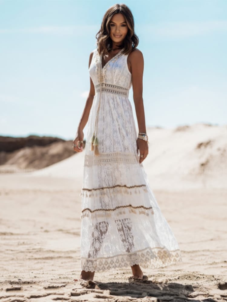 Flowy Dress for Beach Wedding Guest