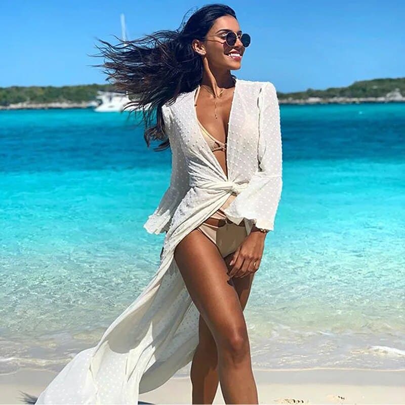 Long Bell Sleeve Dress