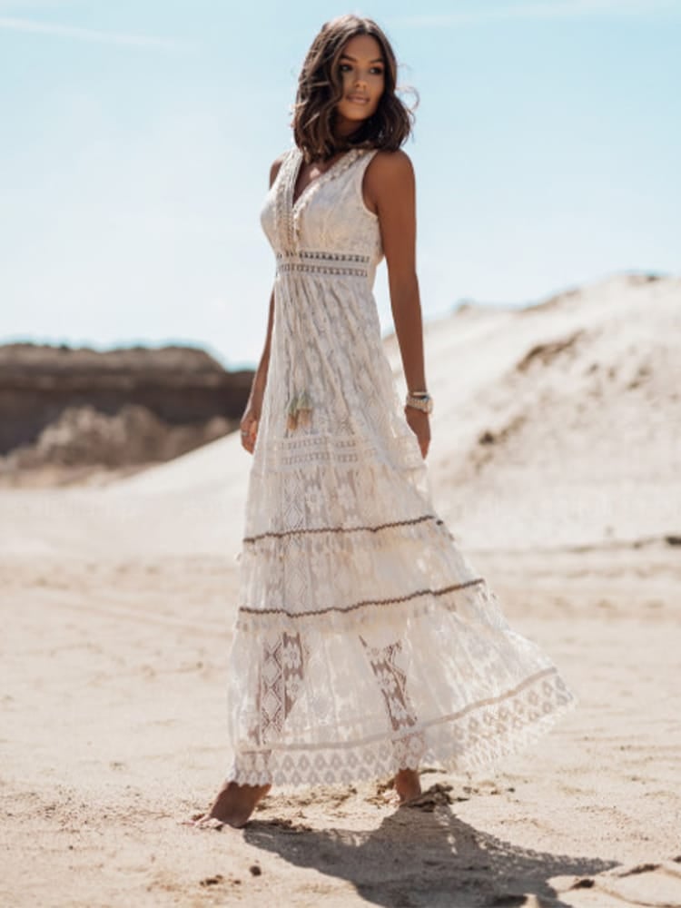 Flowy Dress for Beach Wedding Guest