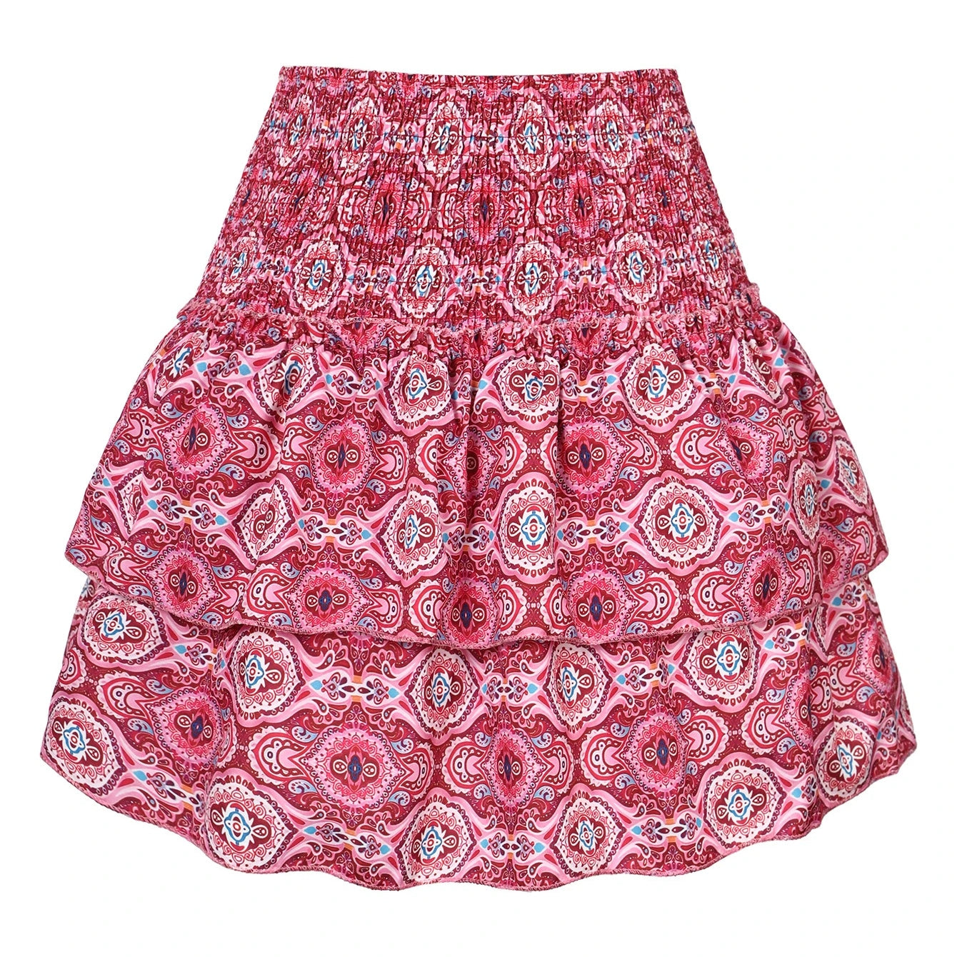 Ruffle Boho Vintage Skirt