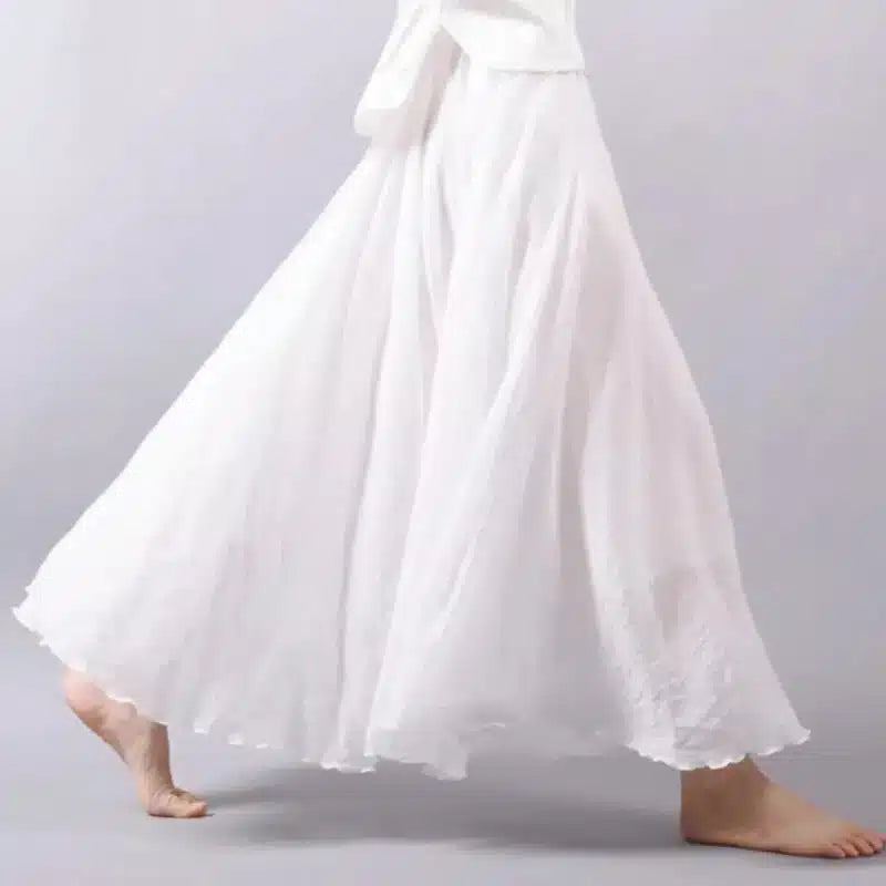 Boho Linen Skirt