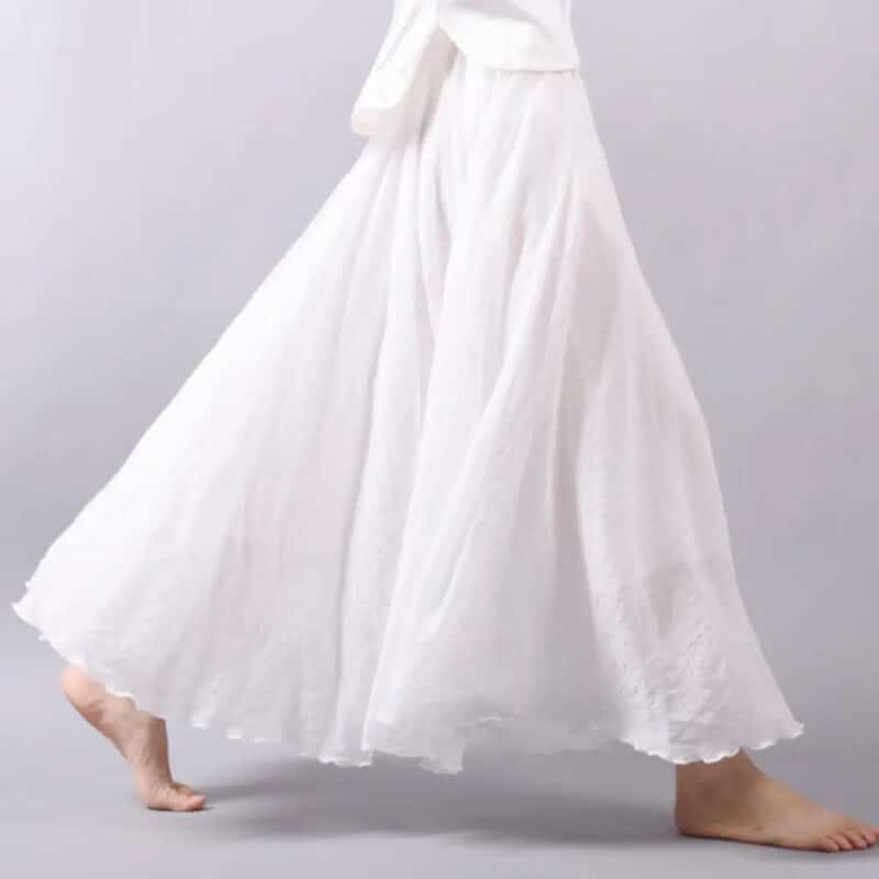 Boho Linen Skirt