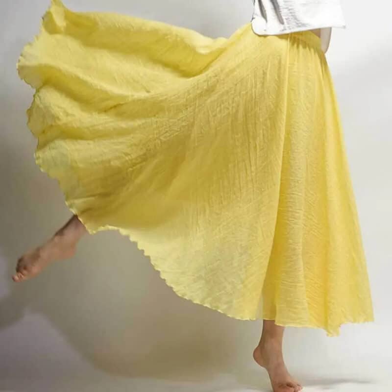 Boho Linen Skirt