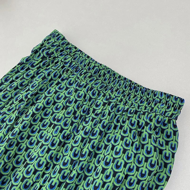 Boho Printed Maxi Skirt