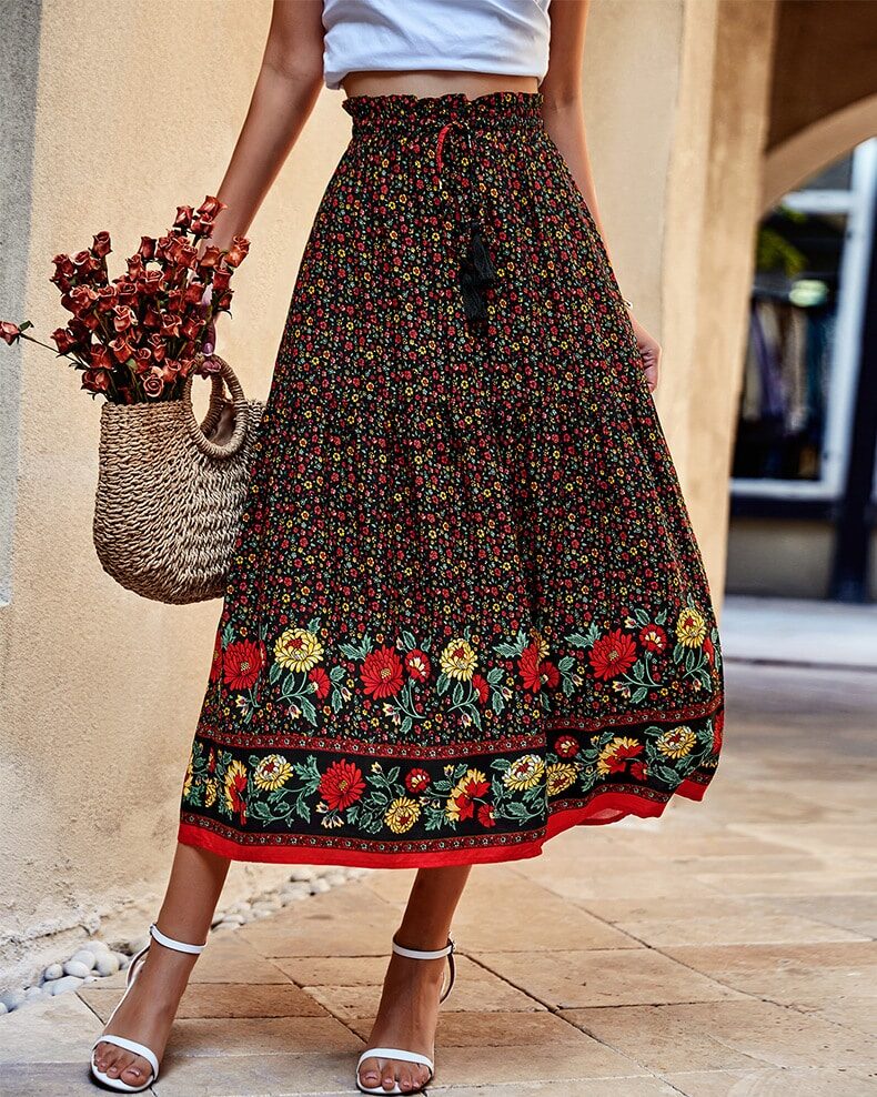 Boho Peasant Skirt