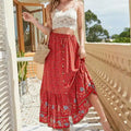 Boho Gauze Maxi Skirt
