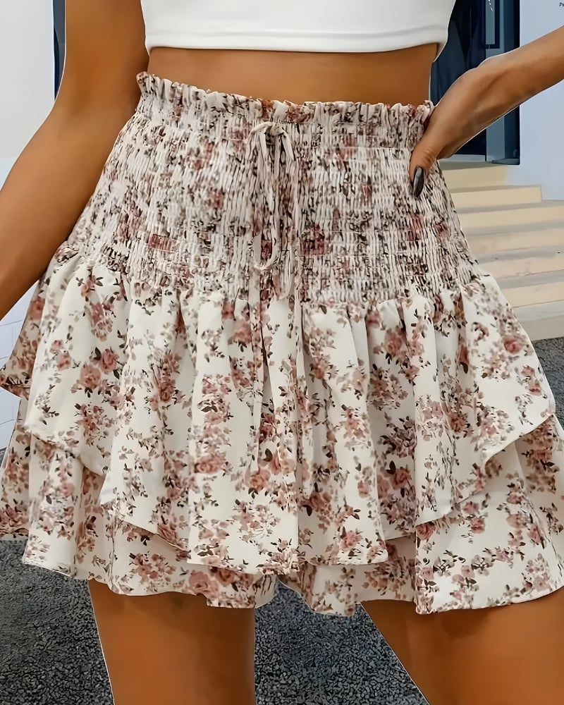 Pink Boho Skirt