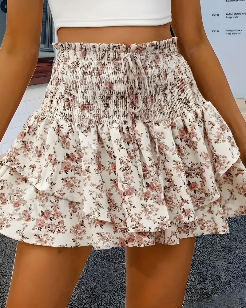 Pink Boho Skirt