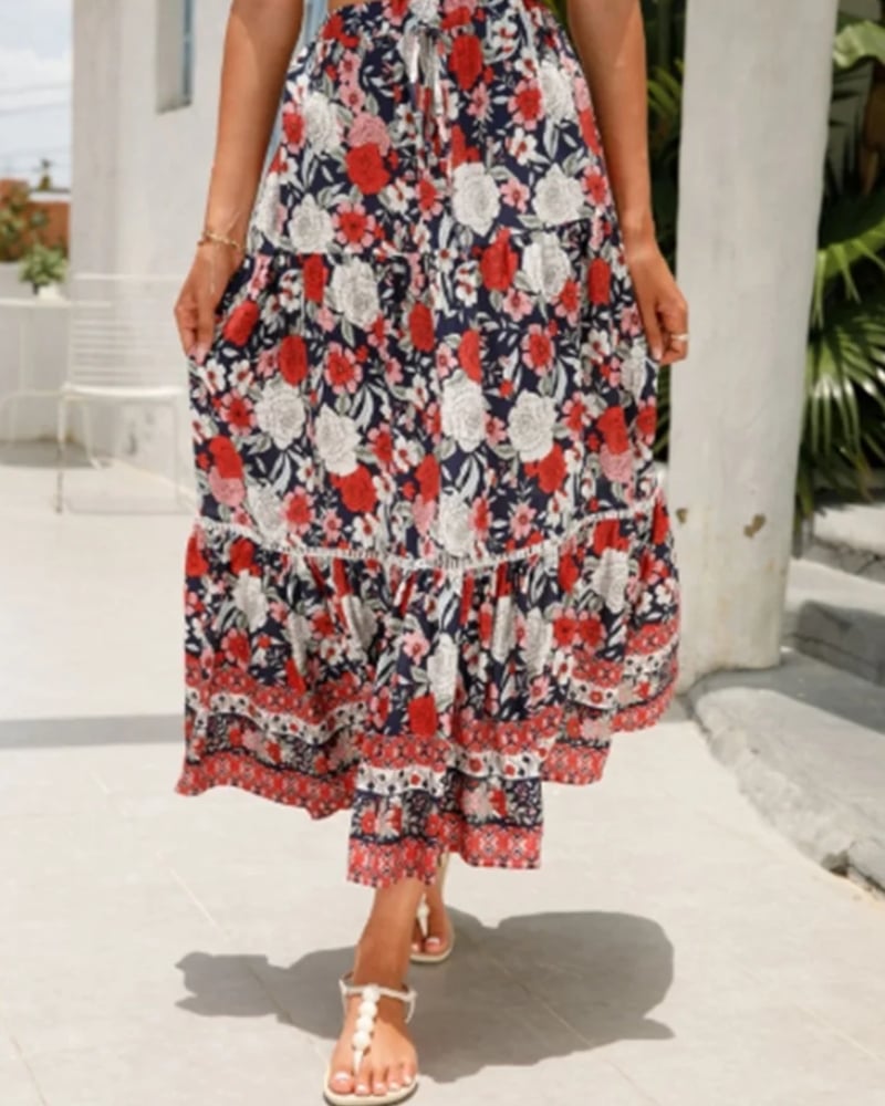 Long Flowy Skirt Boho