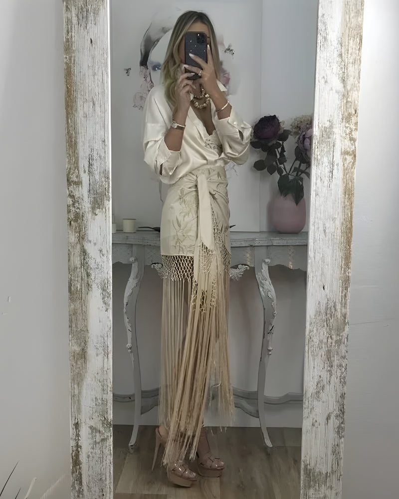 Boho Mini Skirt