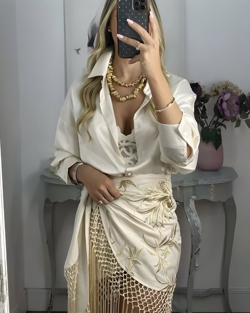 Boho Mini Skirt