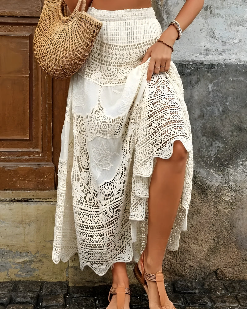 Boho Crochet Skirt