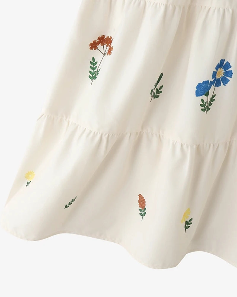 Boho Floral Skirt