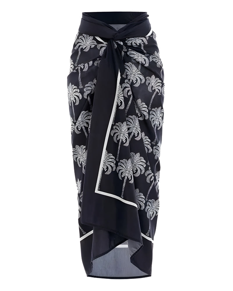 White Boho Maxi Skirt