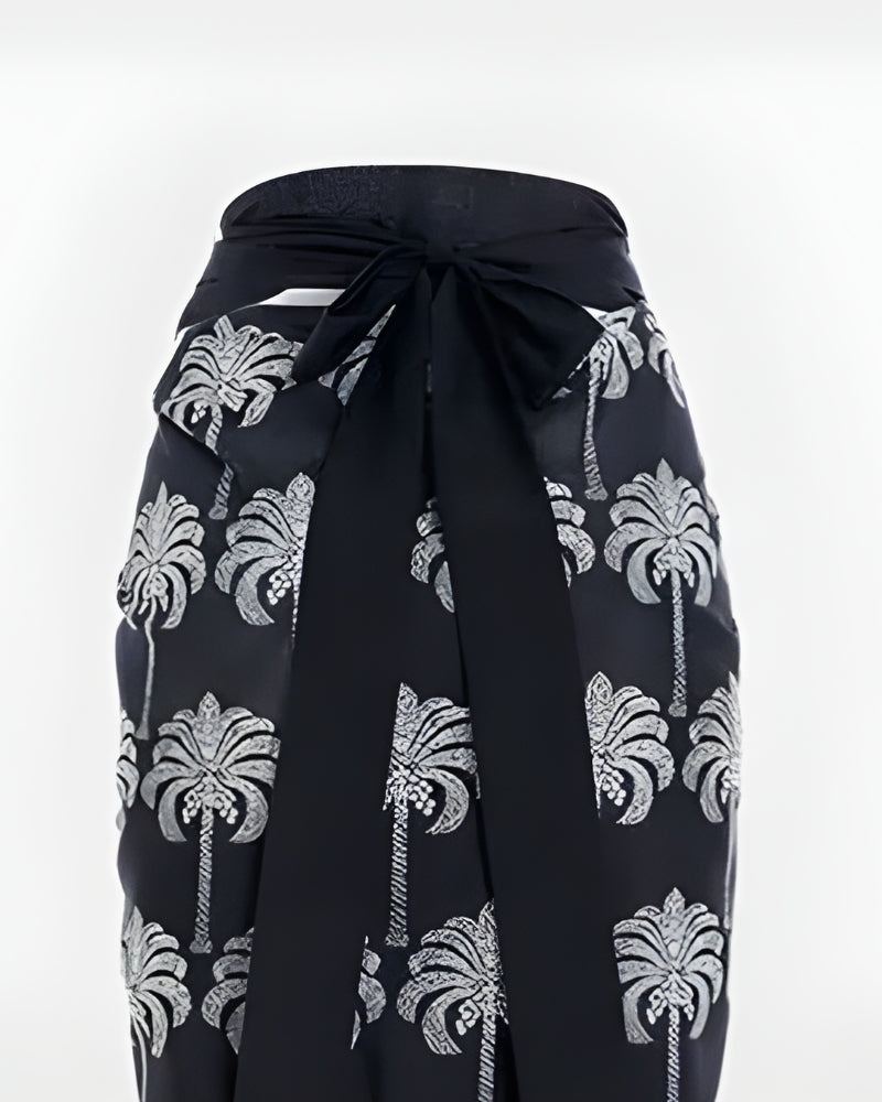 White Boho Maxi Skirt