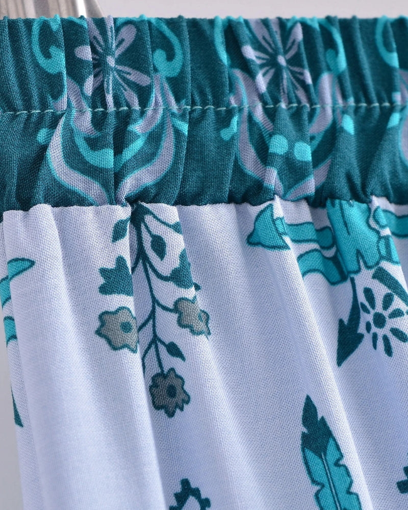 Blue Boho Skirt