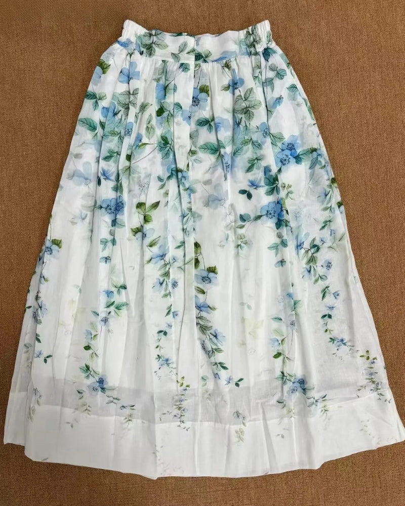 Boho Knee Length Skirt