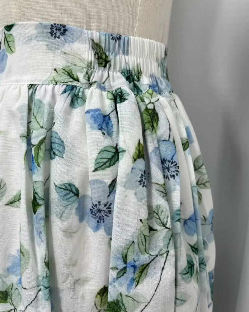 Boho Knee Length Skirt