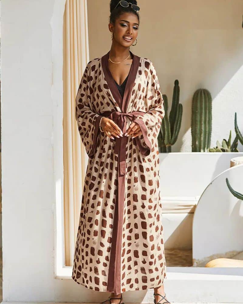 Leopard Kimono