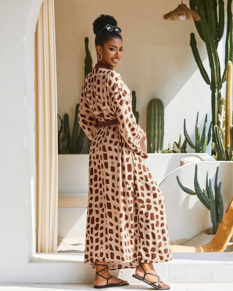 Leopard Kimono
