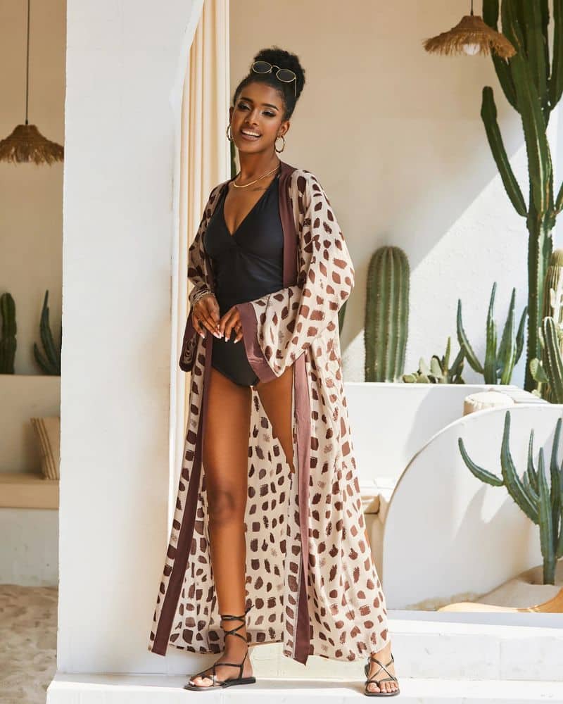 Leopard Kimono