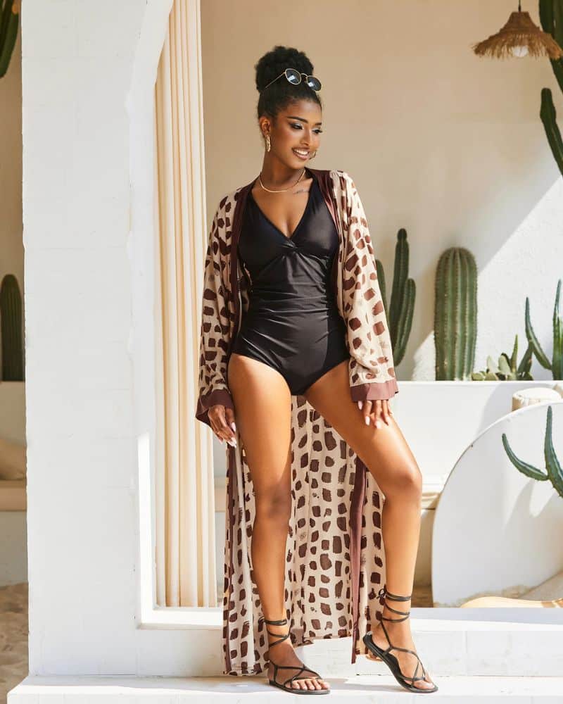 Leopard Kimono