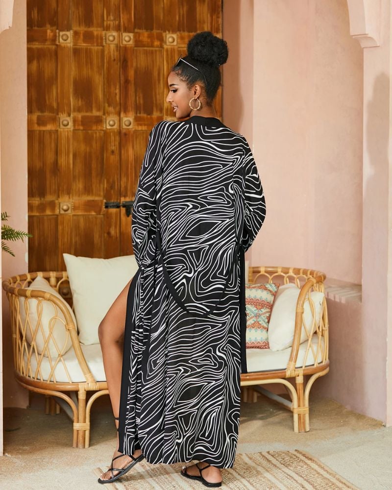Black Duster Kimono