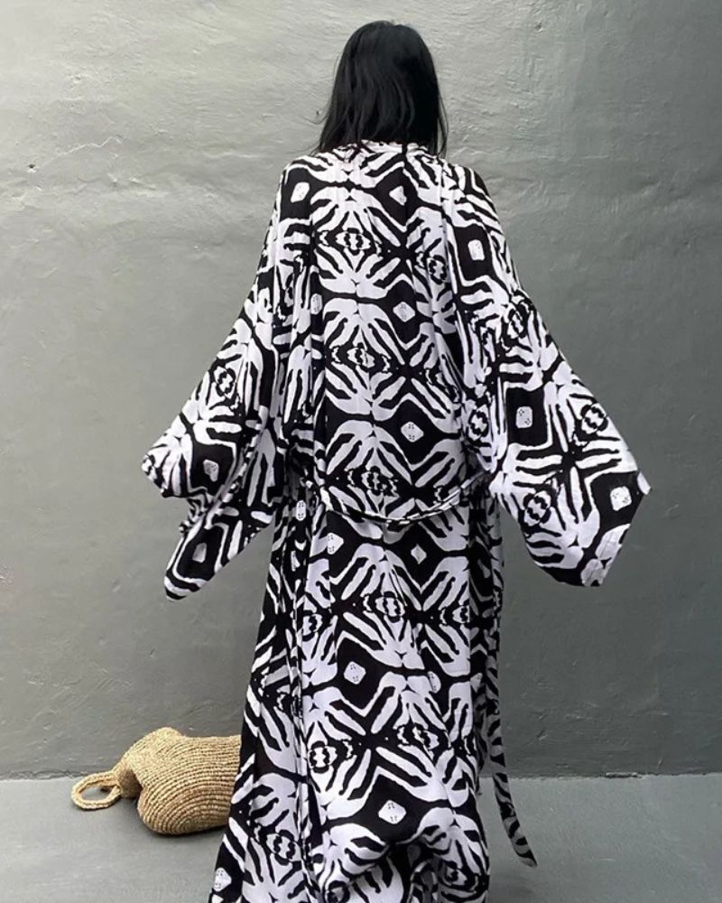 White Duster Kimono