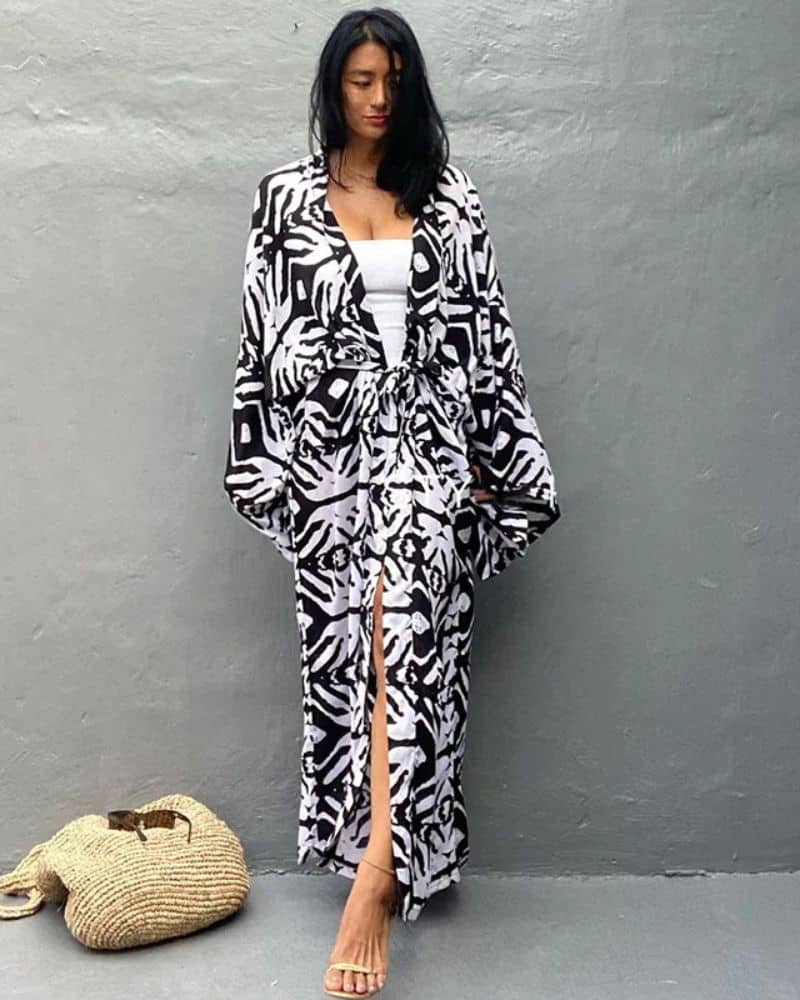 White Duster Kimono