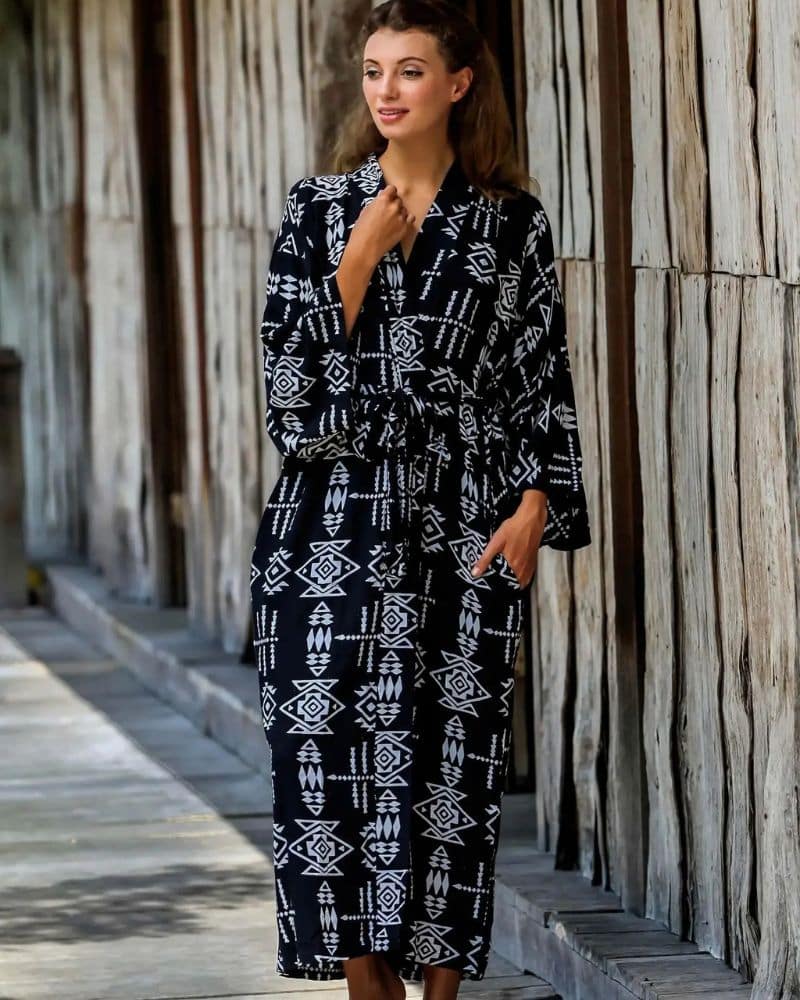 Black Kimono Cardigan