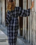 Black Kimono Cardigan