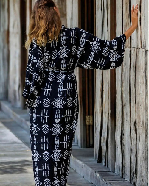 Black Kimono Cardigan