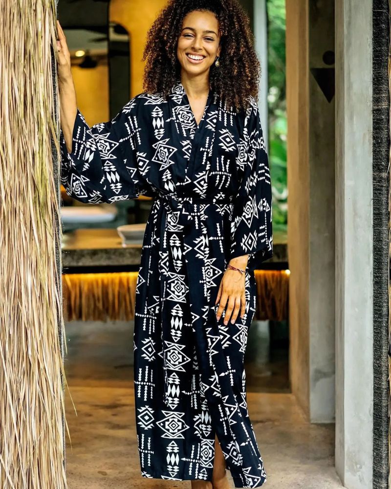 Black Kimono Cardigan