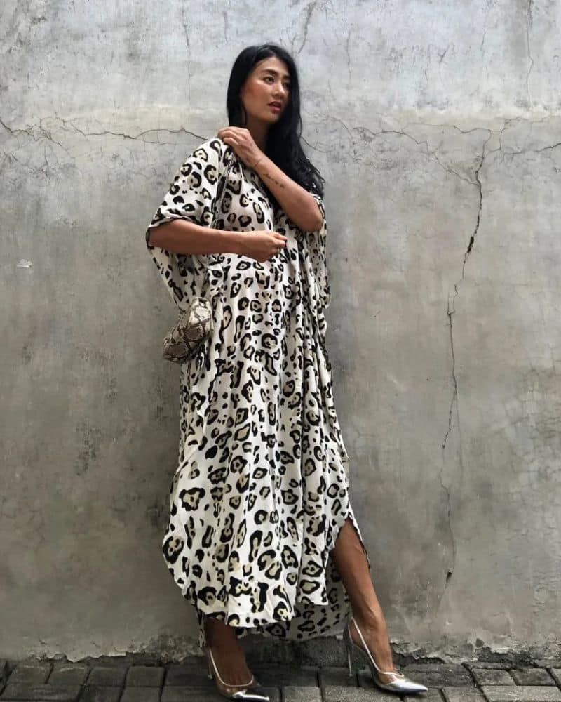 Beige Flowy Dress