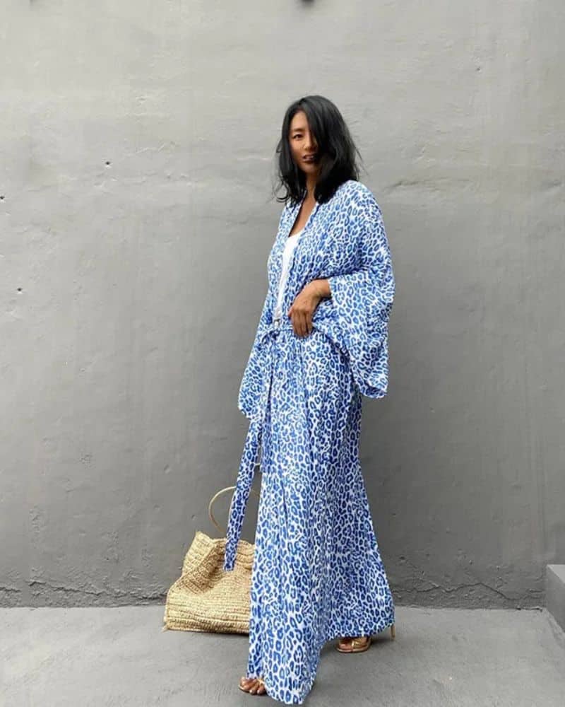 Turquoise Kimono