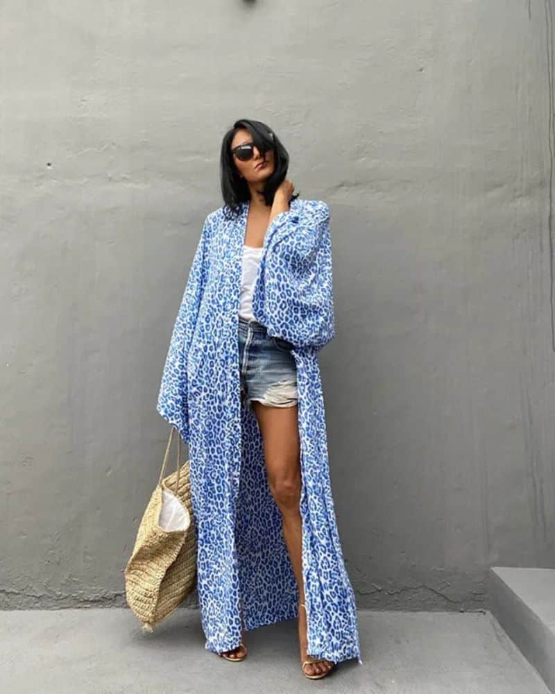 Turquoise Kimono
