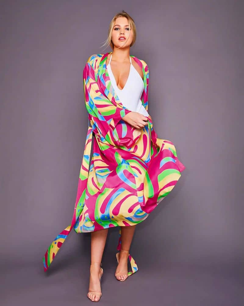 Colorful Kimono Duster