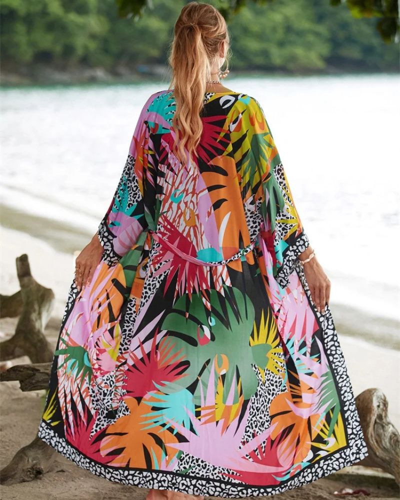 Leopard Print Kimono