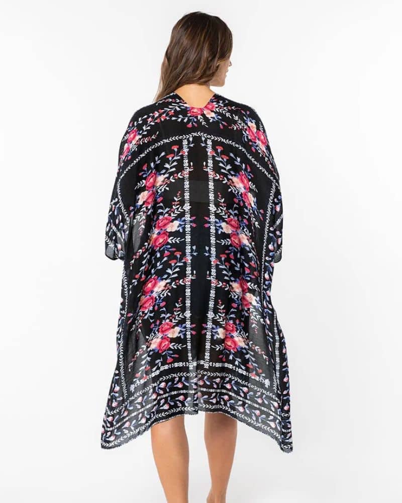 Pink Floral Kimono