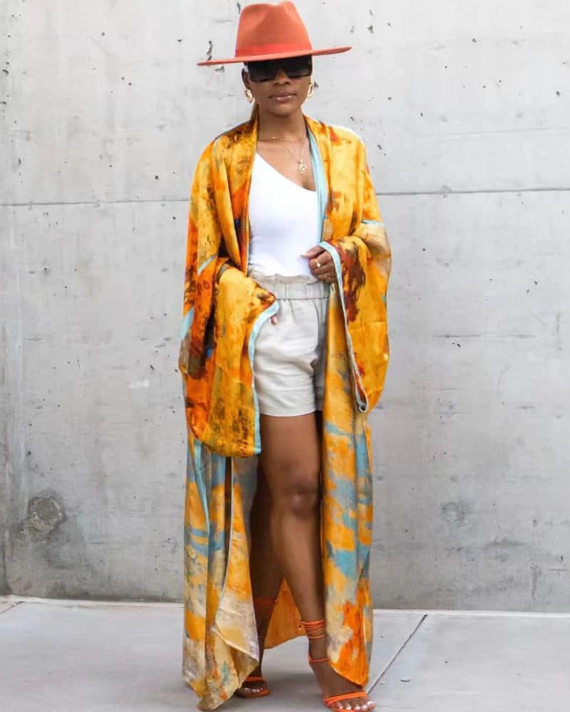 Orange Kimono