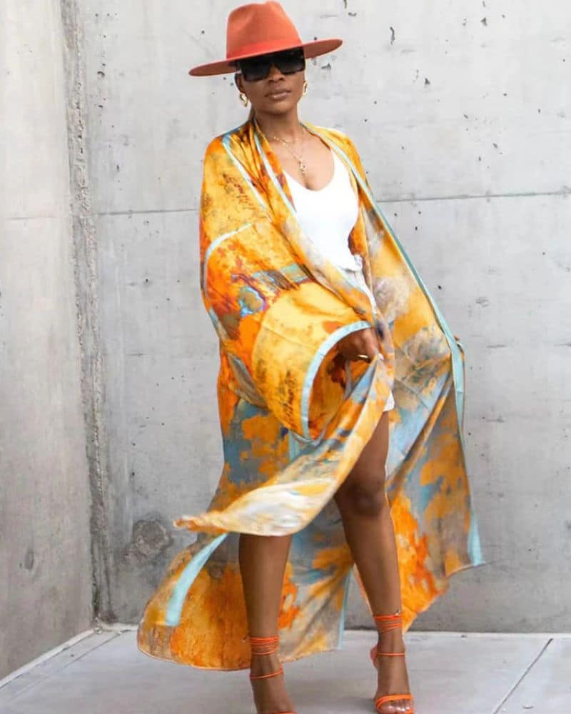 Orange Kimono