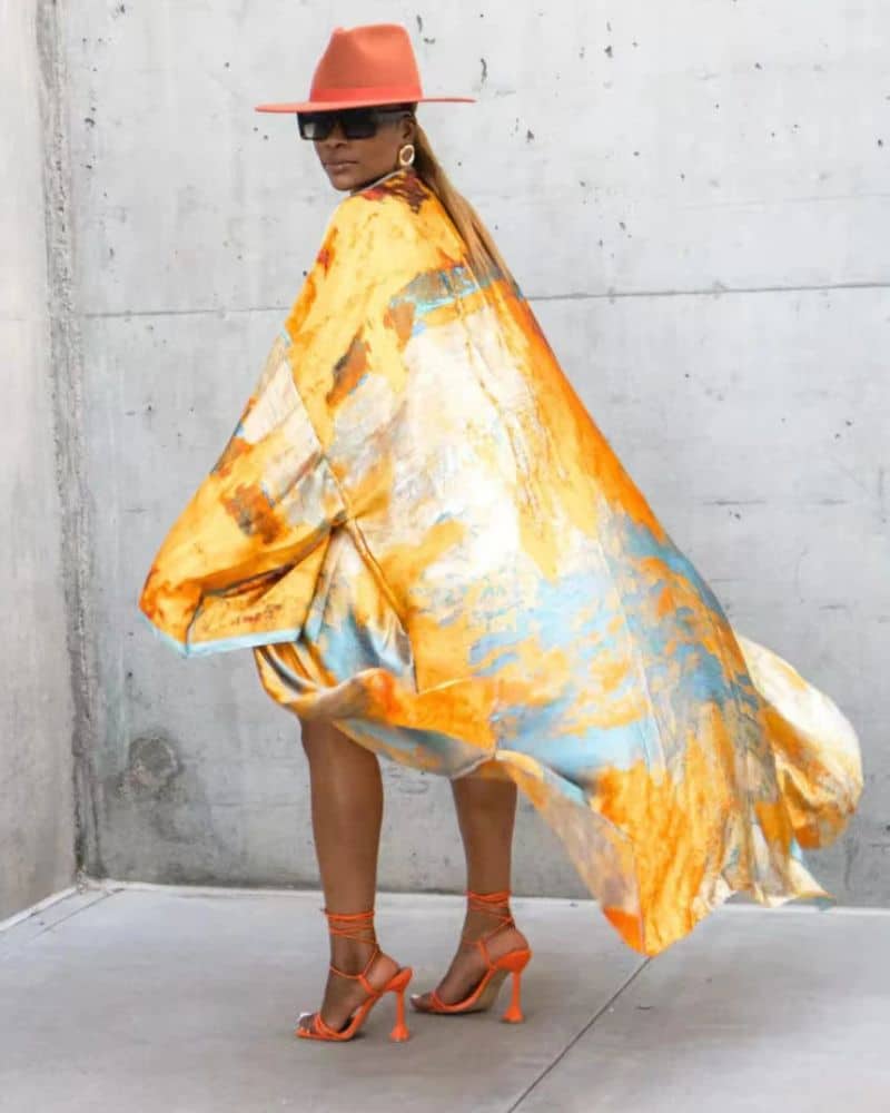 Orange Kimono