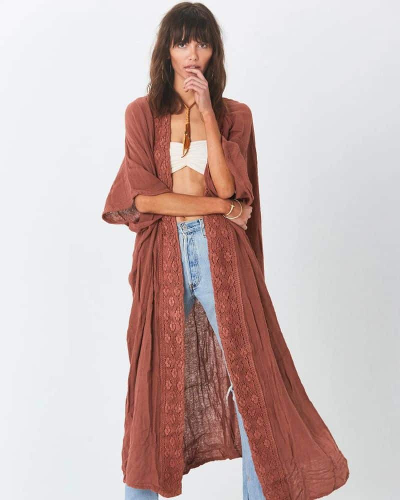 Lace Duster Kimono