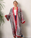Red and White Kimono