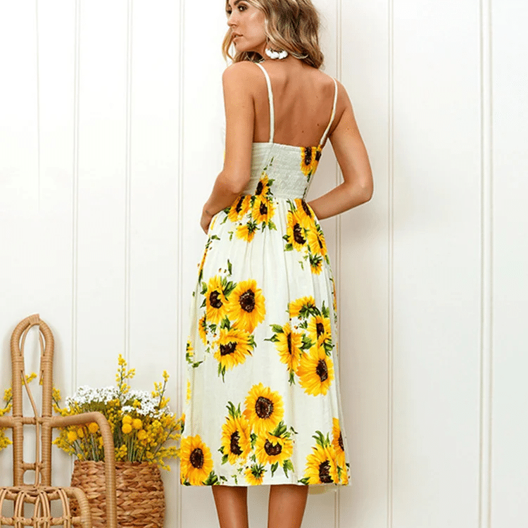 Bohemian White Formal Dress
